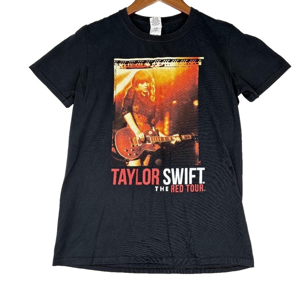 Taylor Swift "The Red" 2013/2014 Tour Black Concert T-shirt Size S